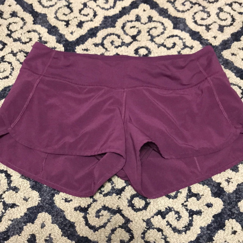 Lululemon speed shorts